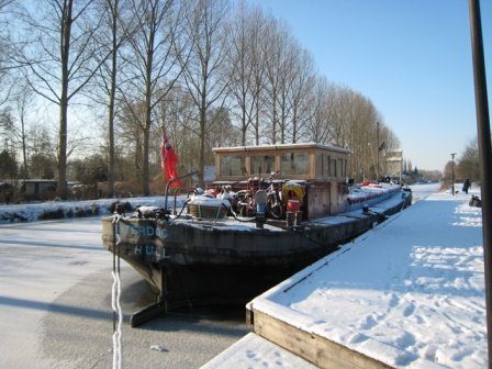 frozen in